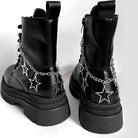 Kobine Unisex Punk Star Pendant Boot Chain Shoe Accessories