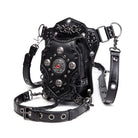 Kobine Unisex Punk Studded Devil Eye Chained Bag