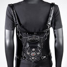 Kobine Unisex Punk Studded Devil Eye Chained Bag