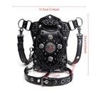 Kobine Unisex Punk Studded Devil Eye Chained Bag