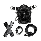 Kobine Unisex Punk Studded Skull Chained Bag