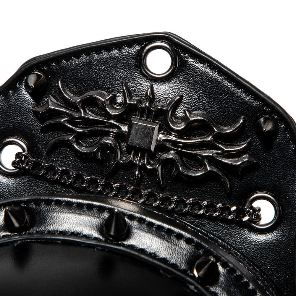 코빈 유니섹스 펑크 스터드 해골 체인 가방