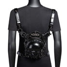 Kobine Unisex Punk Studded Skull Chained Bag