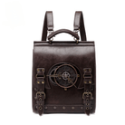 Kobine Unisex Steampunk Gear Buckle Shoulder Bag