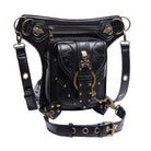 Kobine Unisex Steampunk Skull Buckle Waist Bag