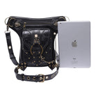 Kobine Unisex Steampunk Skull Buckle Waist Bag