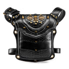 Kobine Unisex Steampunk Skull Faux Leather Bag