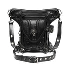 Kobine Unisex Steampunk Skull Studded Mini Bag