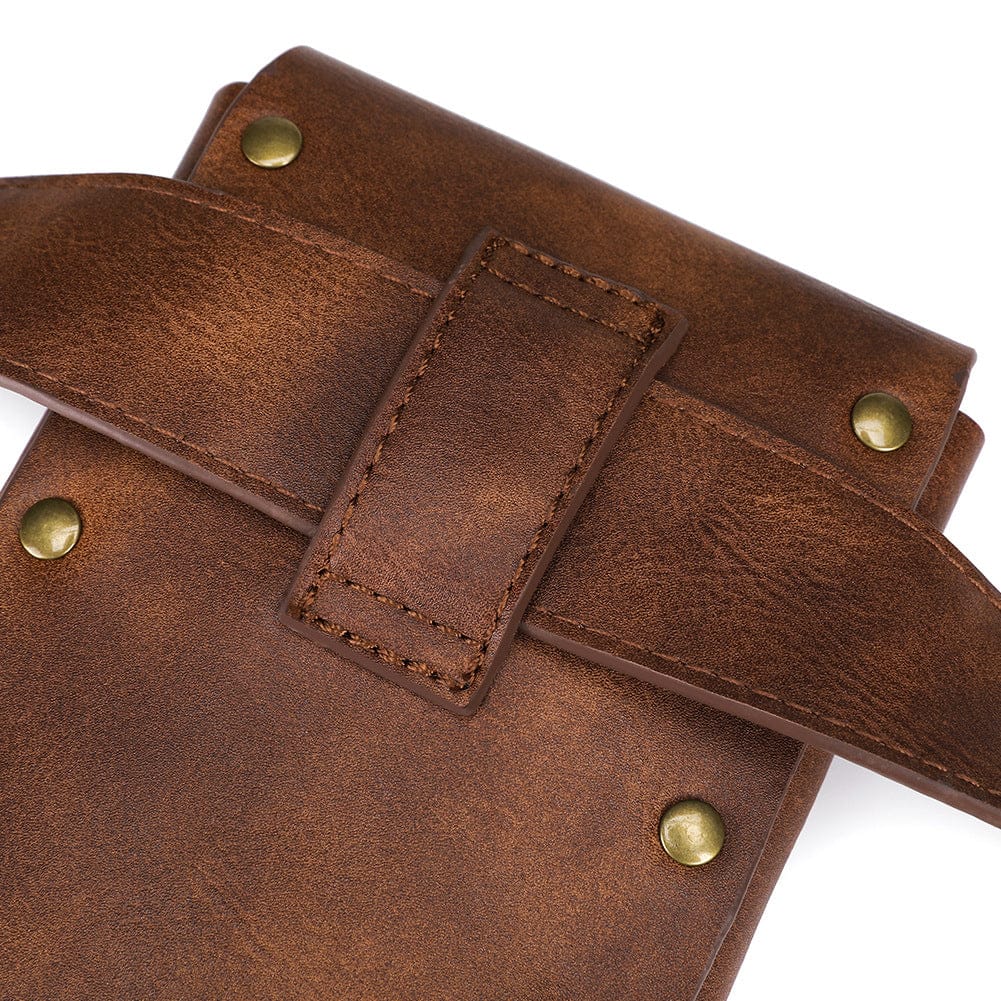 Kobine Unisex Vintage Rivet Buckle Belt Bag