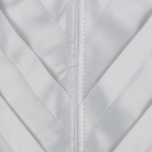 Top corsé estilo burlesque vintage de satén con cuello halter, varillas y cremallera para mujer de Kobine