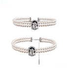 Kobine Women's Gothic Angel Pearl Choker