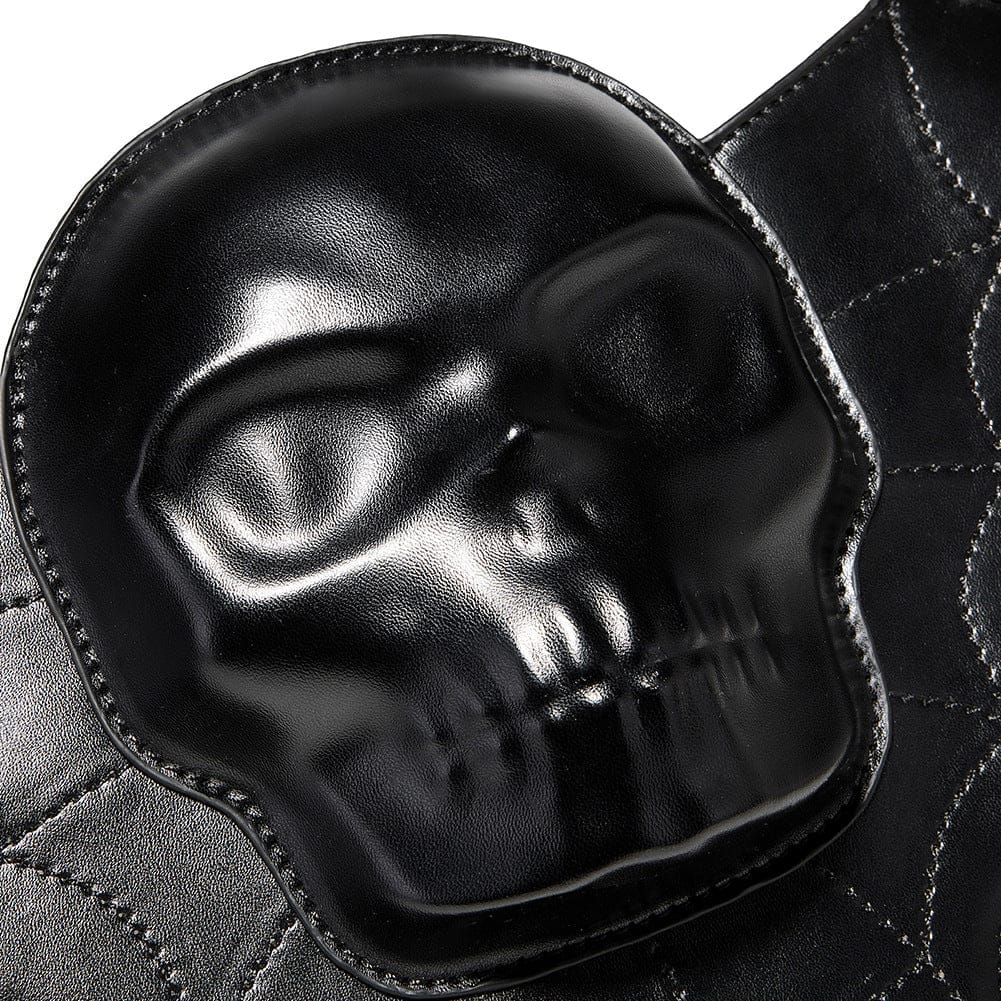 Kobine Women's Gothic Bat Wing Skull Bag