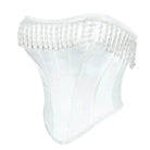 Kobine Women's Gothic Beaded Tassel Lace-up Overbust Corset