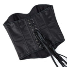 Kobine Women's Gothic Big Flower Lace-up Overbust Corset