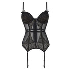 Kobine Damen Gothic Butterfly Lace Splice Überbrustkorsett