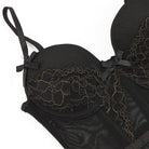 Kobine Damen Gothic Butterfly Lace Splice Überbrustkorsett