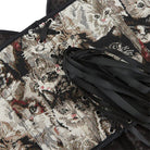 Kobine Women's Gothic Cat Embroidered Lace-up Overbust Corset