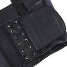 Kobine Women's Gothic Croc Embossed Strap Overbust Corset