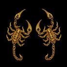 Kobine Women's Gothic Cutout Scorpion Drop Post Earrings