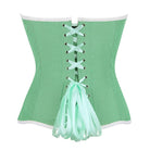 Kobine Women's Gothic D-rings Double Color Overbust Corset