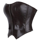 Kobine Women's Gothic Distressed Lace-up Overbust Corset