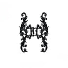 Kobine Women's Gothic Floral Carved Shark Hair Clip