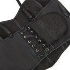 Kobine Damen Gothic Überbrustkorsett mit Blumenstickerei und Schnürung