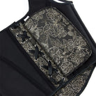 Kobine Women's Gothic Floral Embroidered Shoulder Strap Overbust Corset