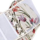 Kobine Women's Gothic Floral Jacquard Lace-up Overbust Corset