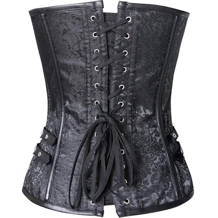 Kobine Women's Gothic Floral Overbust Corsets