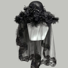 Kobine Women's Gothic Floral Victorian Mourning Hat