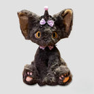 Kobine Women's Gothic Fluffy Tie Cat Doll