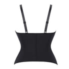 Kobine Women's Gothic Heart Leopard Print Overbust Corset