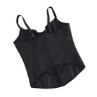 Kobine Women's Gothic Heart Leopard Print Overbust Corset