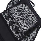 Kobine Women's Gothic Heart V Plunge Jacquard Lace-Up Overbust Corset
