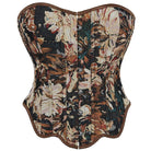 Kobine Women's Gothic Irregular Boned Overbust Corset