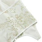 Kobine Women's Gothic Irregular Embroidered Lace-up Overbust Corset