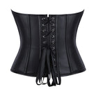 Kobine Women's Gothic Irregular Lace-up zip Overbust Corset
