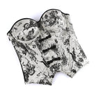 Kobine Women's Gothic Irregular Wash Painting Frog Overbust Corset