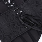 Kobine Women's Gothic Jacquard Contrast Color Lace-up Overbust Corset