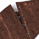 Kobine Women's Gothic Jacquard Lace-up Underbust Corset