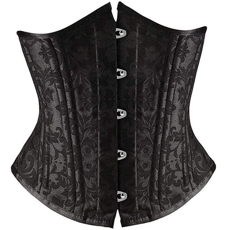 Kobine Women's Gothic Jacquard Underbust Corsets