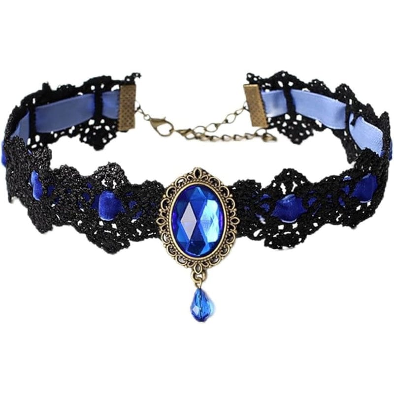 Koronkowy choker w stylu gotyckim Kobine dla kobiet
