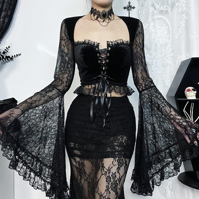 Women's Gothic Lace Tops – Punk Design