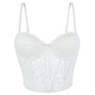 Kobine Women's Gothic Lace Slip Bustier
