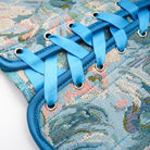 Kobine Women's Gothic Lace-up Floral Embroidered Underbust Corset