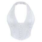 Kobine Women's Gothic Lace-up Halter Overbust Corset