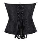 Kobine Women's Gothic Lace-up Jacquard Overbust Corset
