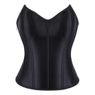 Kobine Women's Gothic Lace-up Solid Color Overbust Corset
