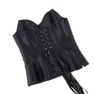 Kobine Women's Gothic Lace-up Solid Color Overbust Corset
